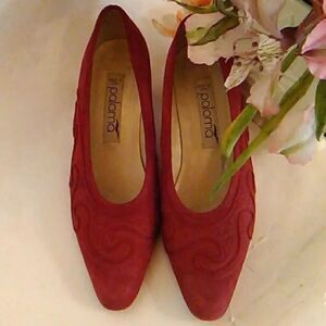Vintage Paloma Suede Heels